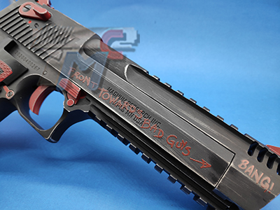 Cyber Gun(WE) Full Metal Desert Eagle L6 .50AE Gas Blow Back Pistol (D.P.Ver) - Click Image to Close